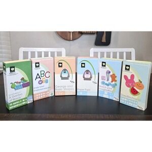 Cricut Provo Craft Font Words Pups Doodlecharms Shapes Cartridges Keyboard Lot 6